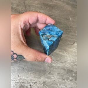 Blue Apatite Crystal Freeform